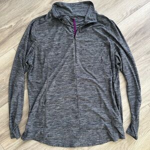 Duluth Trading Armachillo quarter zip shirt with front zipper pocket